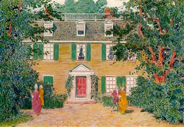 The Quincy House, New England, USA, c1700-talet 1921.
