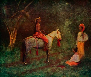 En burmesisk ryttare, 1913