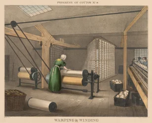 Bomulls framsteg: # 8 - Vridning och lindning