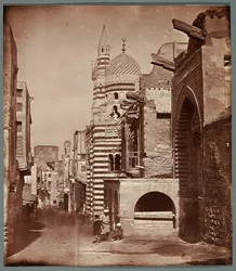 Egypten. Kairo. Den mamlukiske emiren Ajtmisz Al-Badżasis moské (1383/1384)