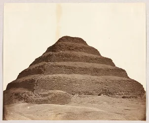 Egypten. Saqqara. Djosers trappstegspyramid