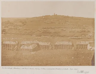 Utsikt från Mamelon mot Malakhov, 1855
