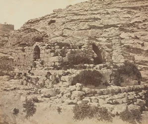 Joabs brunn, Jerusalem, 1857.