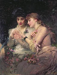 A Thorn Midt Roses, ca 1887 (olja på duk)