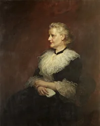 Dame Emily Frances Smyth (olja på duk)