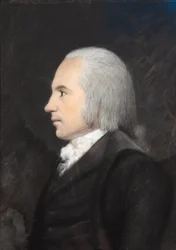 Aaron Burr, ca 1797 (färgpastell på grått papper)