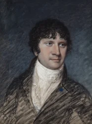 Dr Bilsborough (pastell på grått papper)
