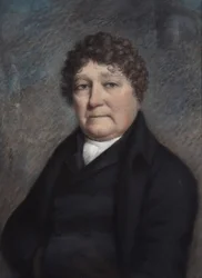 Mr Vanderhorst (pastell på grått papper)