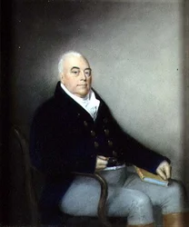 Porträtt av en äldre sittande gentleman, ca 1795 (pastell på papper)