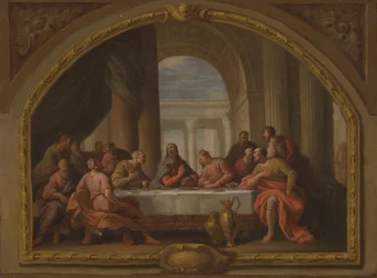 Skiss till "Den sista måltiden", St. Mary