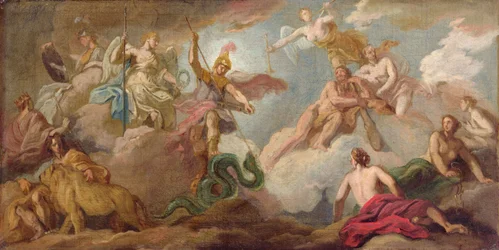Apollons seger, ca 1716 (olja på duk)