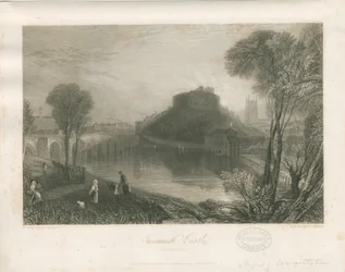 Tamworth Castle: stålgravyr, nd [c 1832]