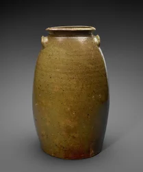 Jar, c. 1873-1900 (alkaliskt glaserat stengods)