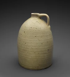 Kanna, c. 1873-1900 (alkaliskt glaserat stengods)