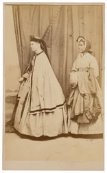 Eliza "Didy" Ridgely och möjligen Charlotte Gittings,1864 (foto)