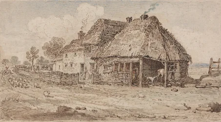 Stuga och gårdsbyggnader