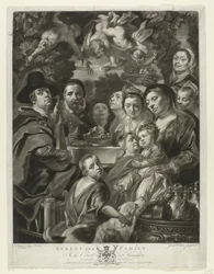 Porträtt av Jacques Jordaens med sina föräldrar, bröder och systrar Rubens och familj (titel på objekt) Målningar från The Houghton Gallery (serietitel) The Houghton Gallery (serietitel)