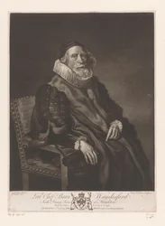 Porträtt av Rowland Wandesford Lord Chief Baron Wandesford (titel på objekt) Schilderijen uit The Houghton Gallery (serietitel) The Houghton Gallery (serietitel)