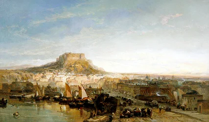 Vy över Cartagena, Spaniens östkust
