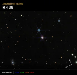 Neptune Wide Field (NIRCam Compass Image)