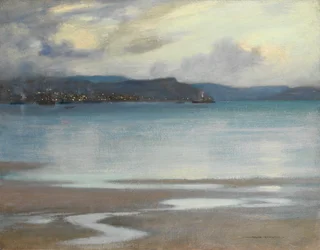 Rhu Bay (olja på duk)