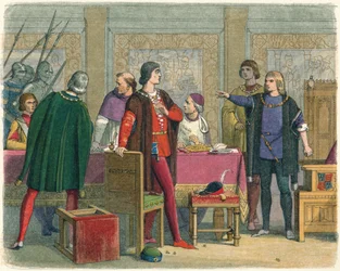 Richard beordrar arresteringen av Hastings, 1864