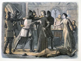 Gripandet av Sir Roger Mortimer, Nottingham Castle, 1330 1864
