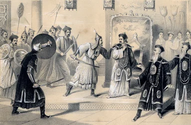 Kejsaren Weit-Soong och hans hov, tillfångatagna av tartarerna, 1847