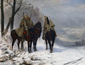 Drakpatrull i fält 1870, c.1890