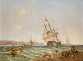 Maltas stora hamn från Corlandine Point