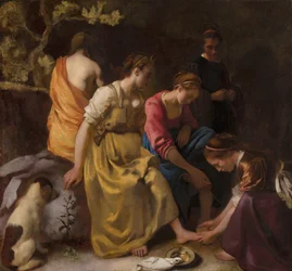 Diana och hennes följeslagare, ca 1655-56 (olja på duk)