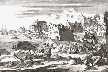 Jordbävning 1692 i Port Royal, Jamaica.