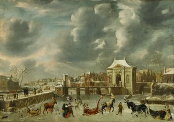 Heiligewegpoort på vintern