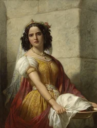 Salome med Johannes Döparens huvud, ca 1861 (olja på duk)
