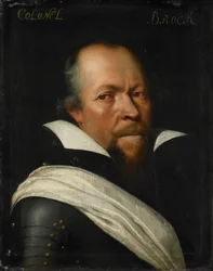 Porträtt av Sir William Brog, ca 1609-1733 (olja på pannå)