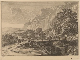 Träbron vid Sulmona nära Tivoli