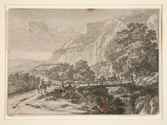 Träbro. Sulmona nära Tivoli.