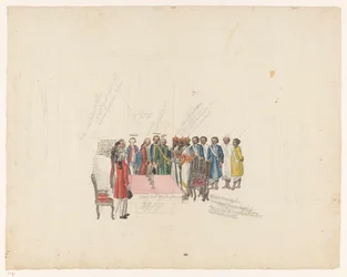 Mottagande av sändebuden för kungen av Kandy, 1785
