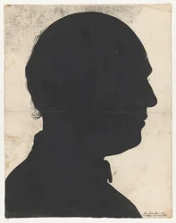 Silhouetportret av Jan Brandes