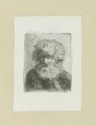 Bebaarde gamla man The Compleat Work of Etchings av John Chalon / Oeuvre Complette des Eaux Fortes av Jean Chalon (serietitel)