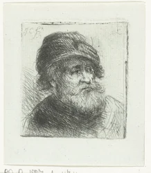 Gammal man med turban