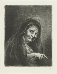 Gammal kvinna