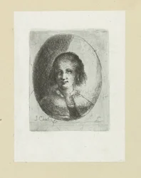 Porträtt av Christina Chalon The Compleat Work of Etchings av John Chalon / Oeuvre Complette des Eaux Fortes av Jean Chalon (serietitel)