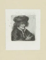 Volwassen man sätter bontmuts The Compleat Work of Etchings av John Chalon / Oeuvre Complette des Eaux Fortes av Jean Chalon (serietitel)