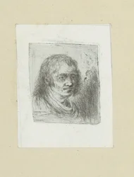 Volwassen man met halflang haar The Compleat Work of Etchings av John Chalon / Oeuvre Complette des Eaux Fortes av Jean Chalon (serietitel)