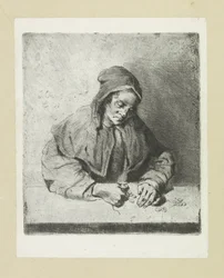 Vrouw die geld berätta The Compleat Work of Etchings av John Chalon / Oeuvre Complette des Eaux Fortes av Jean Chalon (serietitel)