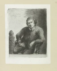Sitter bredvid en pelare The Compleat Work of Etchings av John Chalon / Oeuvre Complette des Eaux Fortes av Jean Chalon (serietitel)