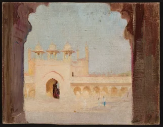 Agra - Palats. Från en resa till Indien