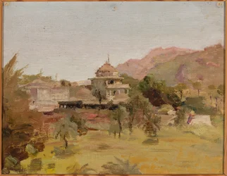 Dilwara-templen nära Abu. Från en resa till Indien