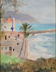 Morgon i Porto Kruz Maurizia. Från en resa till Italien